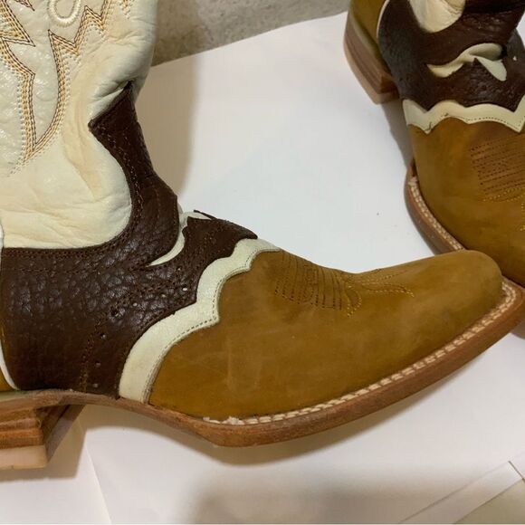 Semetal Leather cowboys Boots - size 9 - Picture 12 of 16